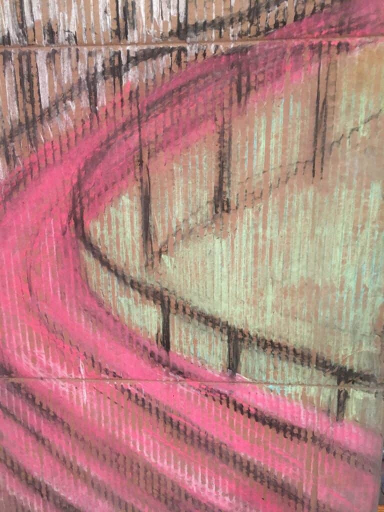 pastel on cardboard, 32 x 23 inches, 2009