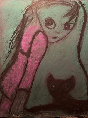 Pastel on paper, 16 x 20 inches, October 2023
