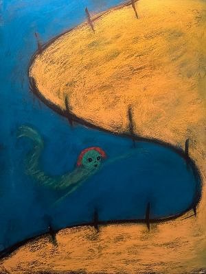 Pastel on paper, 20 x 17 inches, 2025