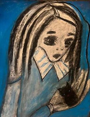 Pastel on paper, 20 x 17 inches, 2025