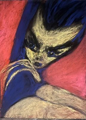 Pastel on paper, 20 x 17 inches, 2025